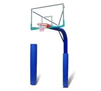 Rorquscade Basketball Post Pad，Almohadilla Universal para Postes De Baloncesto,para Todo Tipo De Clima, Heavy Duty Surround Fits Round Posts,For Outdoor Parking and Play Areas(Blue,9cm)
