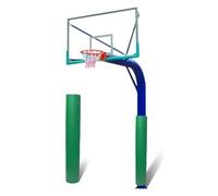 Rorquscade Basketball Post Pad，Almohadilla Universal para Postes De Baloncesto,para Todo Tipo De Clima, Heavy Duty Surround Fits Round Posts,For Outdoor Parking and Play Areas(Green,25cm)
