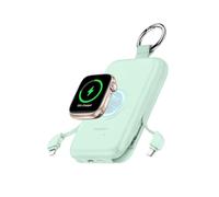 RORRY Cargador portátil, Banco de energía portátil de carga rápida de 10000 mAh PD 20W con cables incorporados, paquete de batería de viaje para iPhone 17/16/15/14/13/12 y Apple Watch Ultra/11/10/9/8