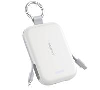 RORRY CharmGo - Batería externa (5000 mAh, cable USB C integrado)