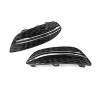 RORVECQ 1 Par Cubiertas Luz Antiniebla Para Parachoques Delantero Coche Accesorios Para Mercedes Para Benz Clase C W205 C300 2015 2016 2017 2018(Cromo)