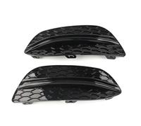 RORVECQ 1 Par Cubiertas Luz Antiniebla Para Parachoques Delantero Coche Accesorios Para Mercedes Para Benz Clase C W205 C300 2015 2016 2017 2018(NEGRO)