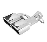 RORVECQ 1UN Para Toyota Para Noah Para Voxy Serie 80 Punto Silenciador Escape Acero Inox Salida Cuadrada Tubo Escape Terminal Entrada 63mm(Plata)