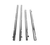 RORVECQ 4x Junta De Estanquidad Externa Ventana Coche Moldura Cinturón Para Acura TSX 2009 2010 2011 2012 2013 2014 72410-TL0-003