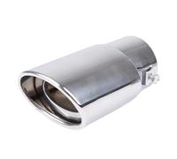 RORVECQ Accesorios De Acero Inoxidable Modificación De Garganta Trasera Del Silenciador De Coche Para Suzuki Para Swift 2011 2012 2013 2014 2015(Plata)