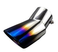 RORVECQ Accesorios De Auto Tubo De Escape De Acero Inoxidable Cromado Terminal Para Mitsubishi Para PAJERO V31 V33 V73 V93 V97 2007-2019(Azul)