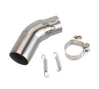 RORVECQ Adaptador De Enlace Central De Acero Inoxidable Escape Motocicleta Para B&MW C600 C650 Para Sport GT 2010 2011 2012 2013 2014 2015 51 Mm
