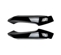 RORVECQ Alerón Divisor Difusor Guardia Protector Parachoques Delantero Inferior Labio para X3 F25 X4 F26 LCI para M-Sport 2014-2017(Negro Brillante)