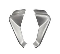 RORVECQ Alerón Lateral para Aprilia RS660 RS 660 2020 2021 2022 2023 2024, Cubierta Aerodinámica Carenado Aletas Labio Delantero(Bright Silver Grey)