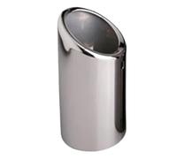 RORVECQ Boquillas Escape Acero Inoxidable Para A3 A4 B8 A6 C6 A5 Q5 Q7 Q3 A1 A8 76mm Accesorios Coche(Plata,1 pieza)