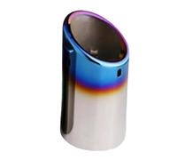 RORVECQ Boquillas Escape Acero Inoxidable Para A3 A4 B8 A6 C6 A5 Q5 Q7 Q3 A1 A8 76mm Accesorios Coche(Azul,1 pieza)
