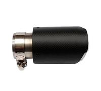 RORVECQ Borde Recto Estilo Tubo Escape Fibra Carbono Para B&MW M2 M3 M4 M5 M6 Boquilla(54mm-114mm)