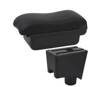 RORVECQ Caja De Almacenamiento Detalles Interiores Accesorios Para Coche Reposabrazos Para N&issan Para Almera G15(A2 línea negra Sin USB)