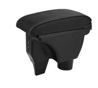 RORVECQ Caja De Apoyabrazos De Coche Accesorios De Coche Detalles De Piezas Interiores Caja De Almacenamiento Piezas De Retrofit Para TOYOTA Para Yaris Para Vitz(B2 cuero genuino)