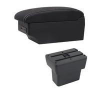 RORVECQ Caja De Descansabrazos Para N&issan Para Note E-Power Epower 2019 Para Note Caja De Almacenamiento De Consola Central USB Accesorio De Descansabrazos(Línea Blanca E1)
