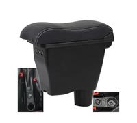 RORVECQ Caja De Reposabrazos Para Coche Piezas De Retrofit Caja De Almacenamiento Interior Para Mercedes Para Smart 453 Para Fortwo Para Forfour 2015-2019(A 5 leather 3usb)