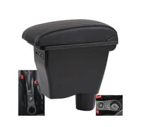 RORVECQ Caja De Reposabrazos Para Coche Piezas De Retrofit Caja De Almacenamiento Interior Para Mercedes Para Smart 453 Para Fortwo Para Forfour 2015-2019(A 3 leather 3usb)