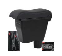 RORVECQ Caja De Reposabrazos Para Coche Piezas De Retrofit Caja De Almacenamiento Interior Para Mercedes Para Smart 453 Para Fortwo Para Forfour 2015-2019(A 4 leather 3usb)