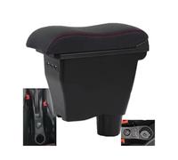 RORVECQ Caja De Reposabrazos Para Coche Piezas De Retrofit Caja De Almacenamiento Interior Para Mercedes Para Smart 453 Para Fortwo Para Forfour 2015-2019(A 6 leather 3usb)