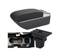 RORVECQ Caja Reposabrazos Auto Caja Almacén Brazo Accesorios Para C&hevrolet Para Trax Para Tracker 2015 2016 2017 2018(B2 Black black 3USB)