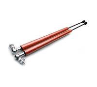 RORVECQ Capó Motor De Coche Barras Puntal A Gas Elevador Muelle Hidráulico Amortiguador Soportes Para VW Para POLO 6R 6C 61 Mk5 2009-2018(Rojo carbón)