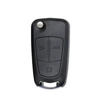 RORVECQ Carcasa De Llave Para Opel Para Vauxhall Para Corsa D Para Astra H Para Zafira B 2004 2005 2006 2007 2008 2013 2/3 Botones(2 botones)