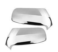 RORVECQ Carcasa Espejo Retrovisor Tapa De Espejo Retrovisor Lateral para Citroen C3 C4 para Picasso 2006 2007 2008 2009 2010 2011 2012 2013 2014 2015 2016 2017 Color Plata/Negro(Cromo)