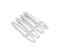 RORVECQ Cubierta Cromada para Manija De Puerta De Coche para Civic 8 2006 2007 2008 2009 2010(Plata)