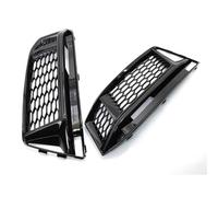 RORVECQ Cubierta Faro Antiniebla Base Salida Aire Faro Antiniebla Parachoques Delantero Compatible Con Para S4 A4 B9 S-LINE 2016 2017 2018(NEGRO)