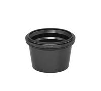 RORVECQ Cubierta La Punta Del Silenciador Del Tubo Escape Motocicleta De Aluminio CNC Para Y&amaha TMAX530 T MAX 530 T-MAX530 2012-2017(NEGRO)