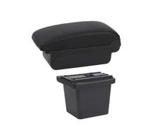 RORVECQ Descansabrazos De Auto Caja De Almacenamiento Para Hyundai Para Elantra Para Touring I30 FD I30cw 2007 2008 2009 2010 2011(Una línea negra Sin USB)