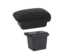RORVECQ Descansabrazos De Auto Caja De Almacenamiento Para Hyundai Para Elantra Para Touring I30 FD I30cw 2007 2008 2009 2010 2011(B black line 3USB)