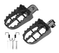 RORVECQ Estriberas Pedales Aluminio Motocicleta Para PW50 PW80 TW200 XR50R CRF50 CRF70 CRF80 CRF100F Dirt Bike Estriberas