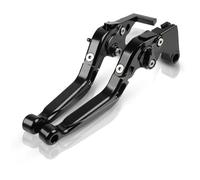 RORVECQ Juego De Palancas Freno Y Embrague Para MSX 125 Para GROM 2014-2020 Ajustables Plegables Accesorios Para Motocicleta(NEGRO)