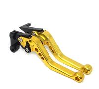 RORVECQ Manetas De Embrague Freno Ajustables Para Motocicleta Para XL1000 Para VARADERO 1999-2013 2012 2011 2010 2009 2008(Oro)