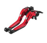 RORVECQ Manetas De Embrague Freno Ajustables Plegables Y Extensibles Para Motocicleta Para Yamaha Para Tracer 9GT 2021-2024(ROJO)