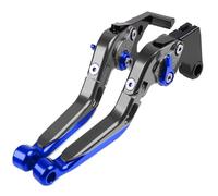 RORVECQ Manetas De Embrague Freno Aluminio Para Motocicleta Para SUZUKI GSF650 Para BANDIT GSF 650 2005-2006(Negro Azul)