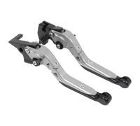 RORVECQ Manetas De Embrague Freno Extensibles Y Ajustables Para Motocicleta Para MSX125 Para GROM 2013-2023 MSX125SF 2016-2023(Plata)