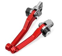 RORVECQ Manetas De Freno Y Embrague CNC Pivotantes Para BETA RR 250 300 350 390 400 430 450 480 498 2T 4T 2013 2014 2015-2020 2021 2022(ROJO)