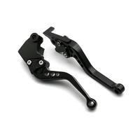 RORVECQ Palanca De Embrague De Freno Ajustable De Aluminio Con Mango Largo/corto Para Motocicleta Para Yamaha MT-25 MT25 2018-2022(NEGRO,Short)