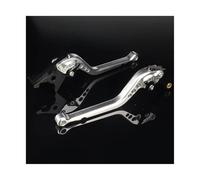 RORVECQ Palanca De Embrague De Freno Ajustable Para Motocicleta Para Yamaha TZR 50 TZR50 (5WXL) Europa 2003 2004 2005 2006 2007 2008 2009 2010-2012(Plata,177mm)