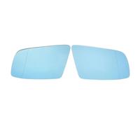 RORVECQ Para 5 Series E60 E61 E63 E64 2003-2010 Cristal Del Espejo Lateral Azul Calefactable Gran Ángulo Retrovisor(Left Right)