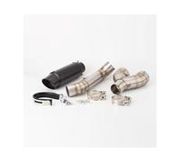 RORVECQ Para B&MW S1000RR S1000rr 2010 2011 2012 2013 2014 2015 2016 Sistema De Escape Para Motocicleta Tubo De Conexión Y Silenciador(Style j)