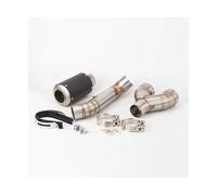 RORVECQ Para B&MW S1000RR S1000rr 2010 2011 2012 2013 2014 2015 2016 Sistema De Escape Para Motocicleta Tubo De Conexión Y Silenciador(Estilo B)