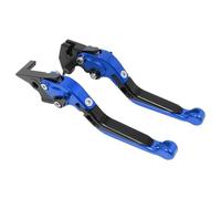 RORVECQ Para Benelli Para Jinpeng 502 TRK502 TRK 502X 2018-2021 Palancas De Freno Y Embrague Plegables Extensibles Ajustables Para Motocicleta(Blue black)