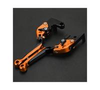 RORVECQ Para Benelli TRK502 TRK502X 2018-2026 Accesorios Para Motocicleta Manetas De Freno Y Embrague Plegables Ajustables(Naranja negra)