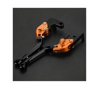 RORVECQ Para Benelli TRK702X 2023 2024 2025 2026 Accesorios Para Motocicleta Manetas De Freno Y Embrague Plegables Ajustables(Orange black)
