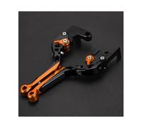 RORVECQ Para Benelli TRK702X 2023 2024 2025 2026 Accesorios Para Motocicleta Manetas De Freno Y Embrague Plegables Ajustables(Naranja)