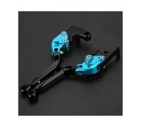 RORVECQ Para Benelli TRK702X 2023 2024 2025 2026 Accesorios Para Motocicleta Manetas De Freno Y Embrague Plegables Ajustables(Cyan black)