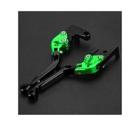 RORVECQ Para Benelli TRK702X 2023 2024 2025 2026 Accesorios Para Motocicleta Manetas De Freno Y Embrague Plegables Ajustables(Green black)